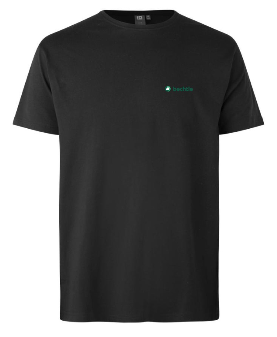 Stretch T-Shirt, Komfort, Schwarz, 2XL