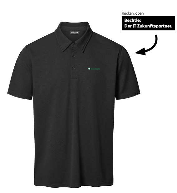 Dortmund-Polo ss, Black, 3XL