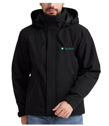 Hike Padded Softshell Jacket Black Unisex XXL