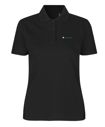 ID Damen Poloshirt ÖKO-Logisch schwarz Gr. 2XL