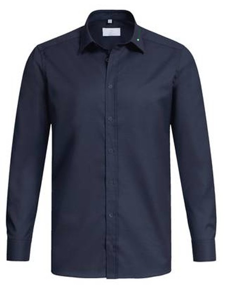 Herren Hemd 1/1 RF 37.5, marine, 35/36