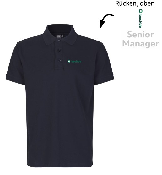 Poloshirt, Stretch, Navy, 2XL