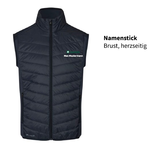 GEYSER Hybrid Vest, Herren, Schwarz