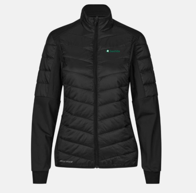 GEYSER hybrid jacket, Damen, Schwarz, 2XL