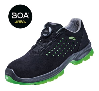 Halbschuh, SL 9205 XP BOA - ESD, Weite: 10, Farbe: schwarz/grün, Größe: 36