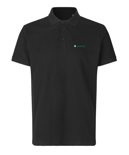 ID Herren Poloshirt ÖKO-Logisch schwarz, Gr. 2XL